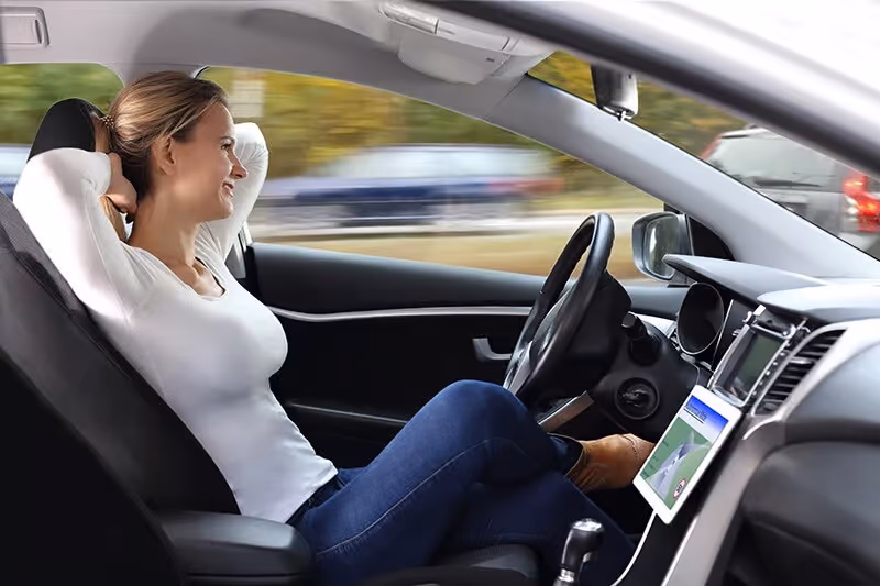 The Danger in Automated Driving of Autonomous Cars, image